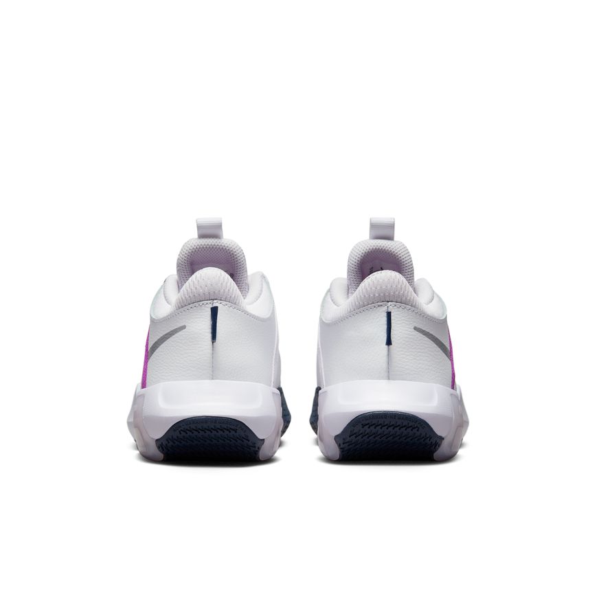 Nike Air Zoom Crossover Big Kids' Basketball Shoes 'White/Silver/Grape'