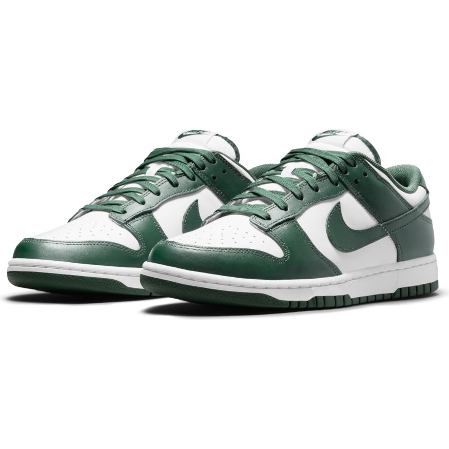 Nike Dunk Low Retro Men's Shoes 'White/Team Green' – Bouncewear