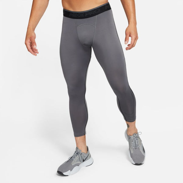 Nike Pro Men's Dri-FIT 3/4-Length Fitness Tights 'Black/White' – Bouncewear