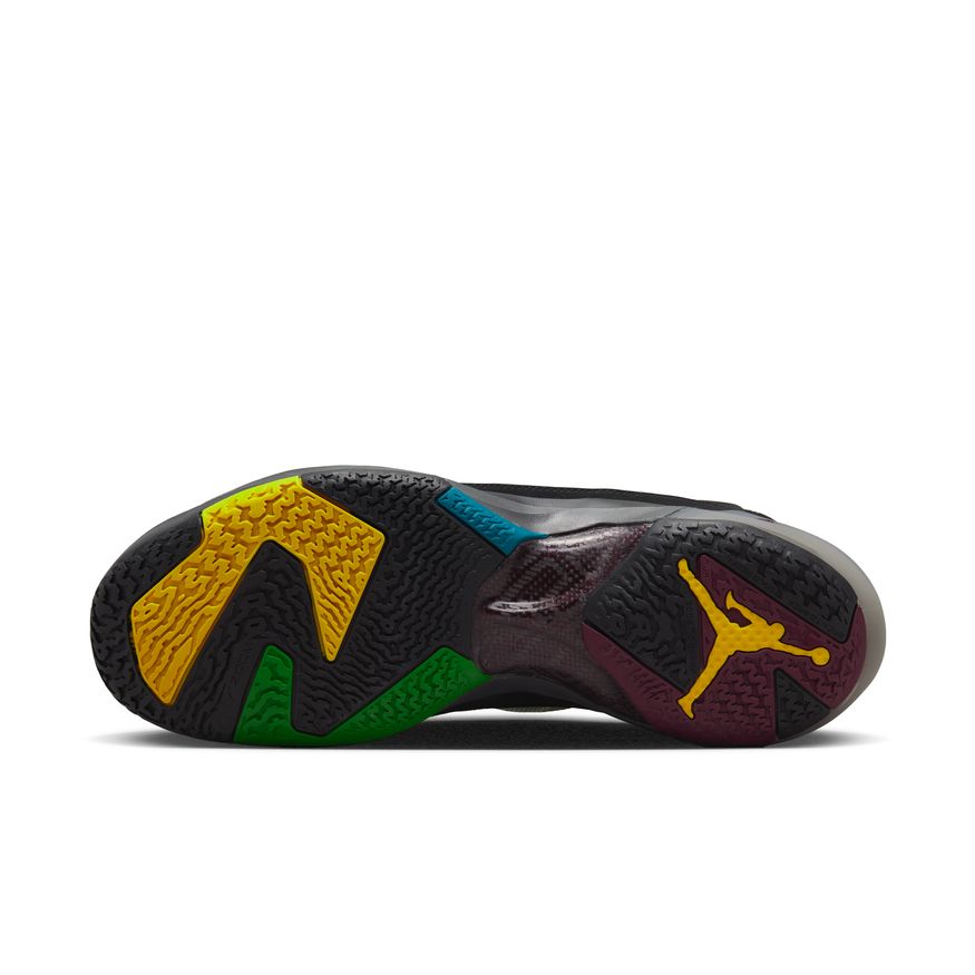 Air Jordan XXXVII Men's Basketball Shoes 'Black/Bordeaux/Gold'