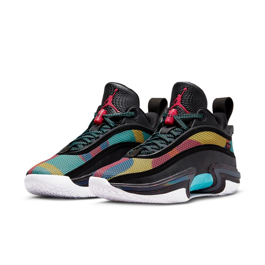 Air Jordan XXXVI Low Men's Basketball Shoes 'Black/Pink/Sulfur'