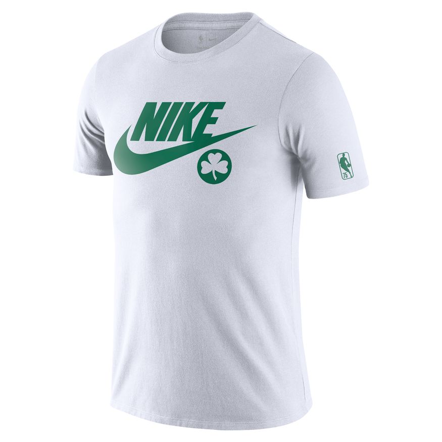 Shop Nike Boston Celtics Courtside Max 90 Tee DR6312-100 white