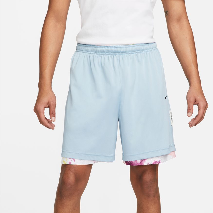 Nike Standard Issue Men's Basketball Reversible Shorts 'Sulfur/Blue/Black'