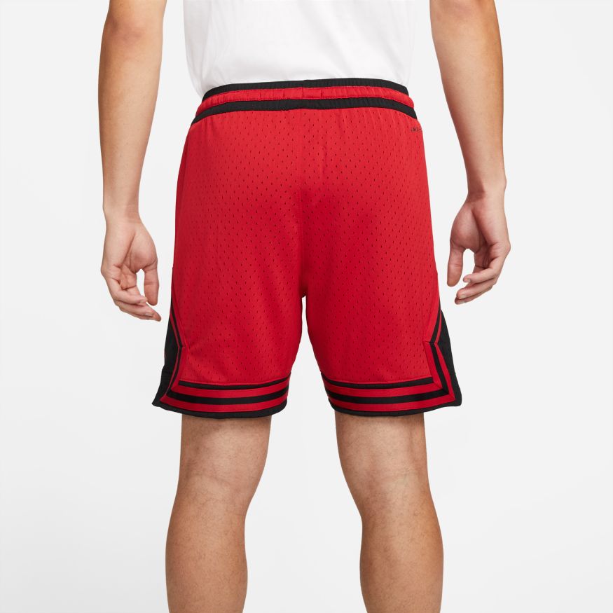 JORDAN JUMPMAN DIAMOND SHORTS 'GYM RED/BLACK/WHITE/GYM RED' is available  in-store and on vegnonveg.com .. S,M,L, XL, XXL, 2,395…