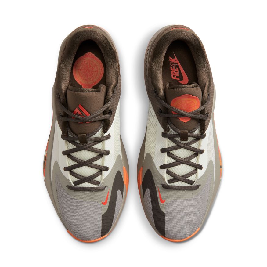 Zoom Freak 4 Basketball Shoes  'Ironstone/Orange'