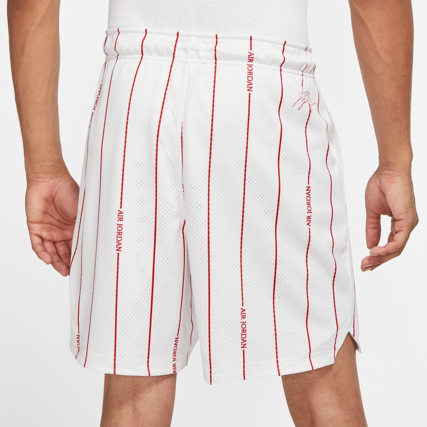 Jordan Essentials Men's Printed Shorts 'White/Red'