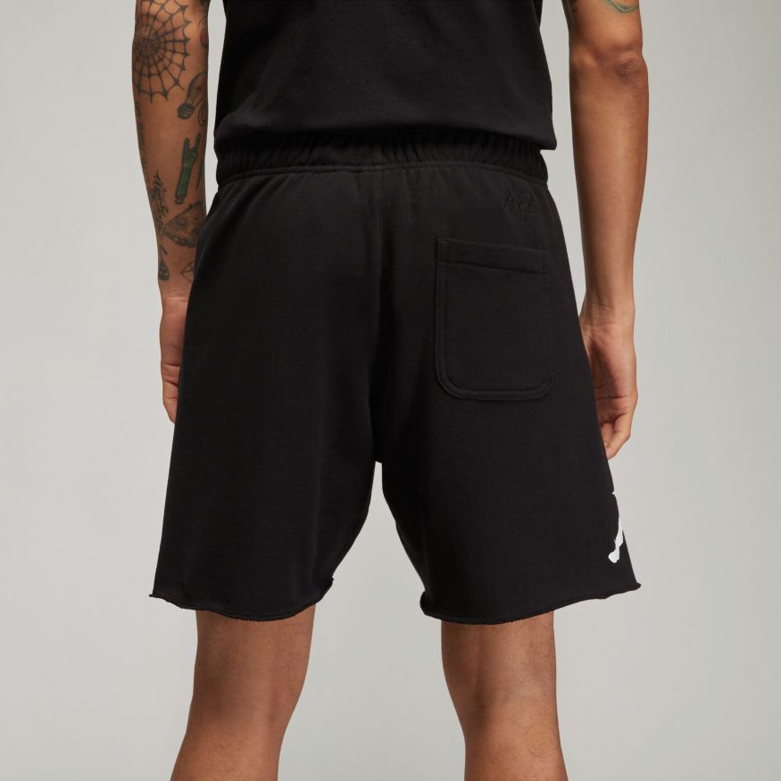 Jordan Essentials Men's French Terry Shorts 'Black/White'