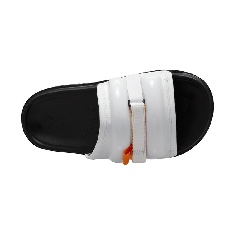 Jordan Super Play Men's Slides 'White/Taxi/Black'