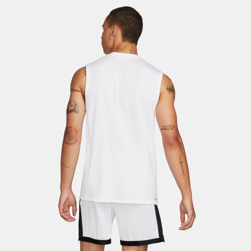 Jordan Dri-FIT Sport Men's Sleeveless Top 'White/Black'