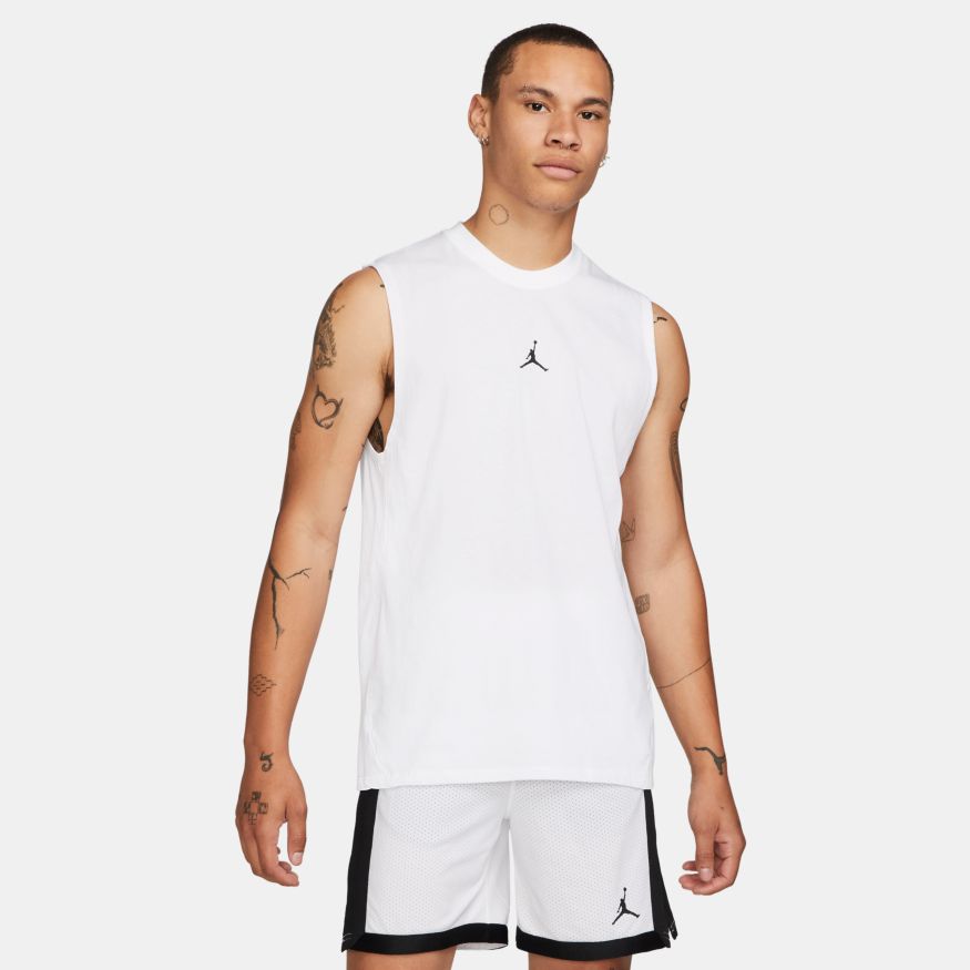 Jordan Dri-FIT Sport Men's Sleeveless Top 'White/Black'