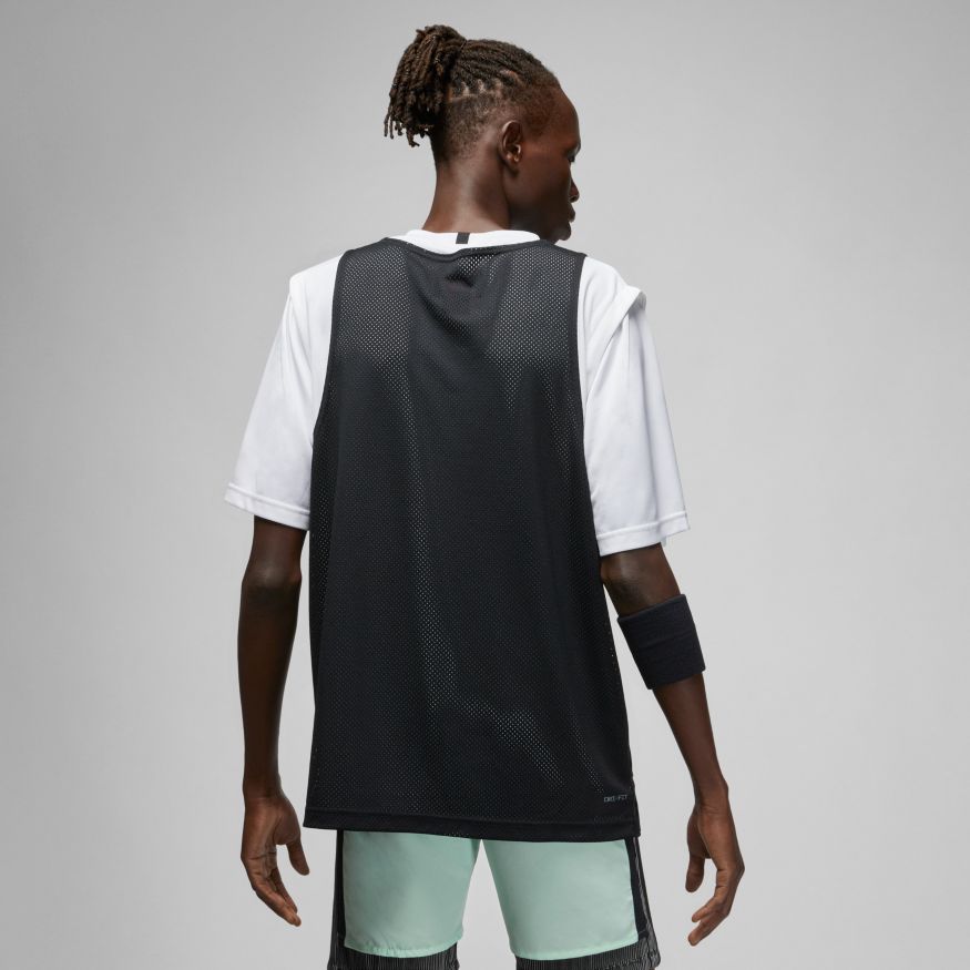 Jordan Dri-FIT Sport Men's Shirt 'White/Black/Silver'