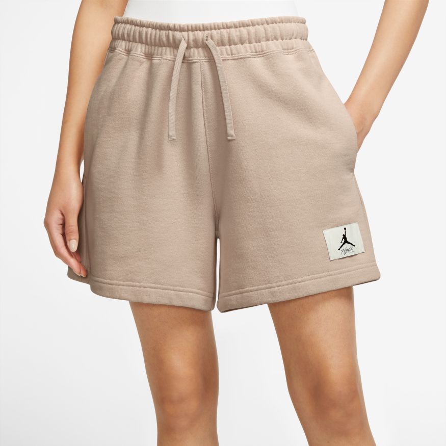 Jordan Essentials Women's Fleece Shorts 'Sanddrift'