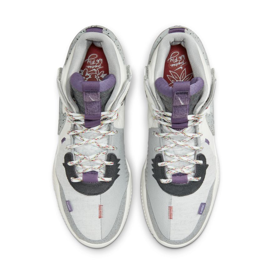 Nike Air Deldon 1 Basketball Shoes 'White/Grey'