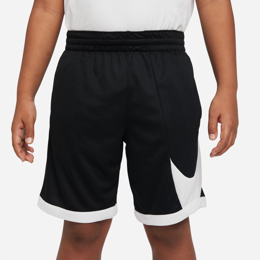 Nike Dri-FIT Big Kids' (Boys') Basketball Shorts 'Black/White'