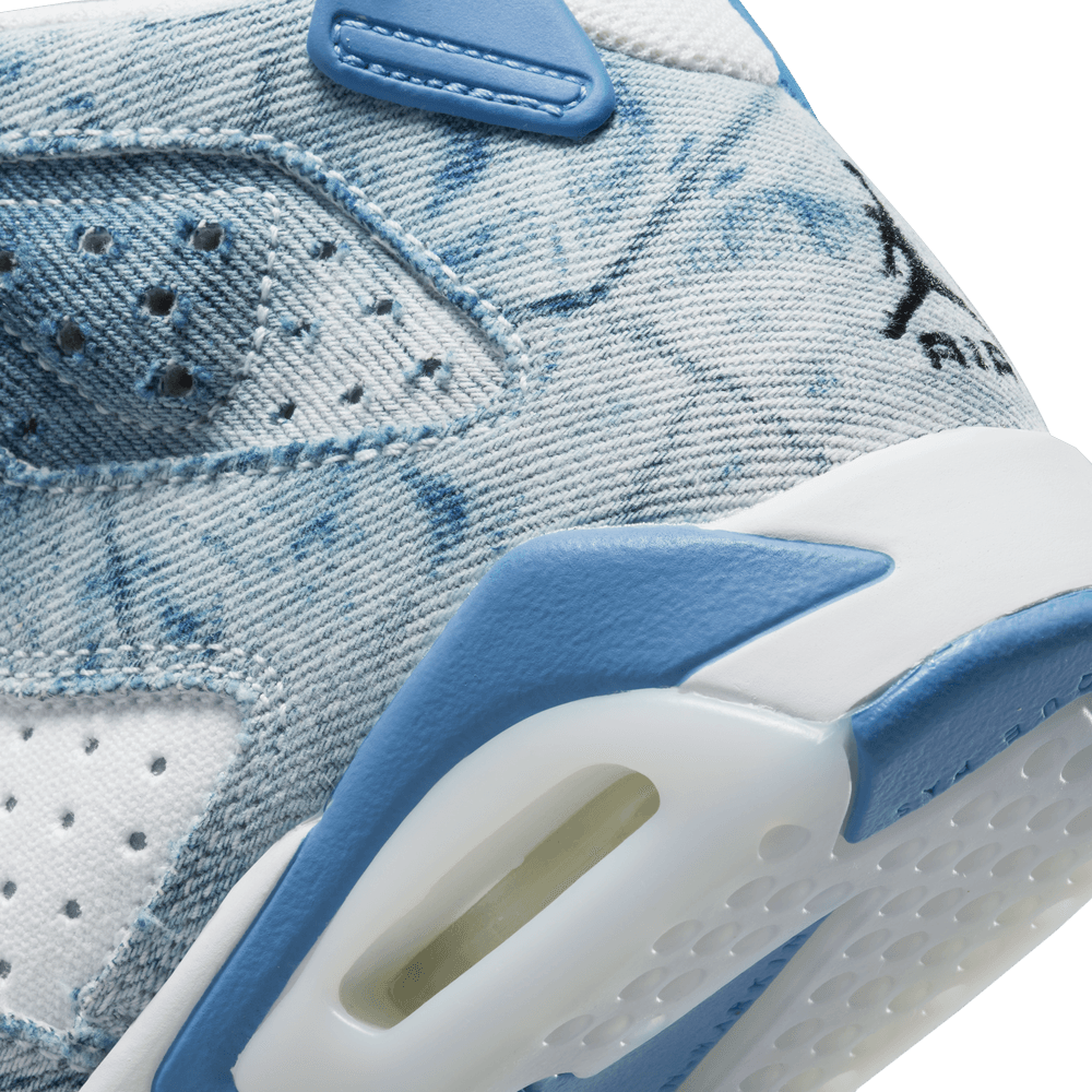 Air Jordan 6 Retro Big Kids' Shoes (GS) 'White/Dutch/Citron'