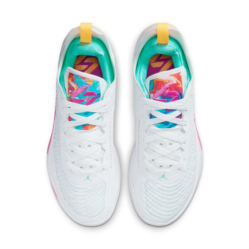 Luka 1 Men's Basketball Shoes 'White/Pink/Turquoise'