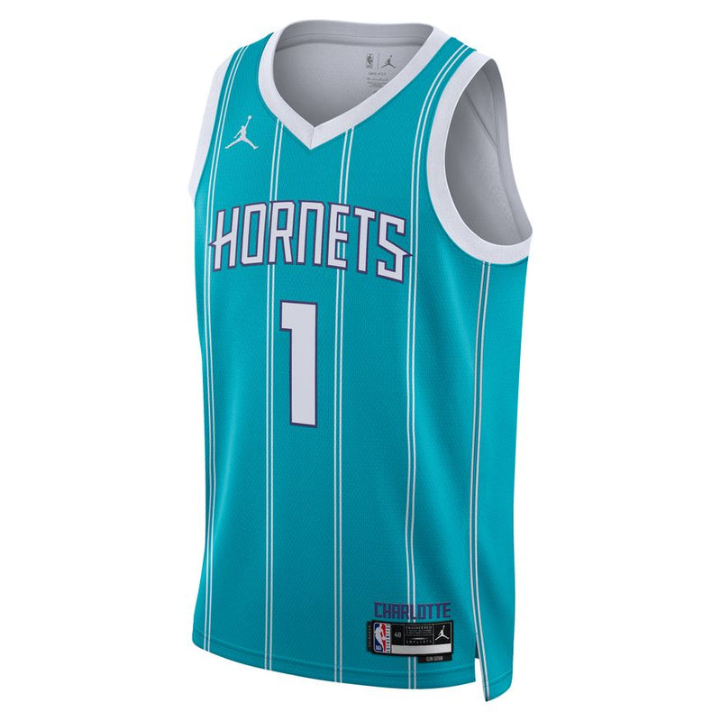 Lamelo Ball Charlotte Hornets Icon Edition 2022/23 Jordan Dri-FIT NBA Swingman Jersey 'Teal'