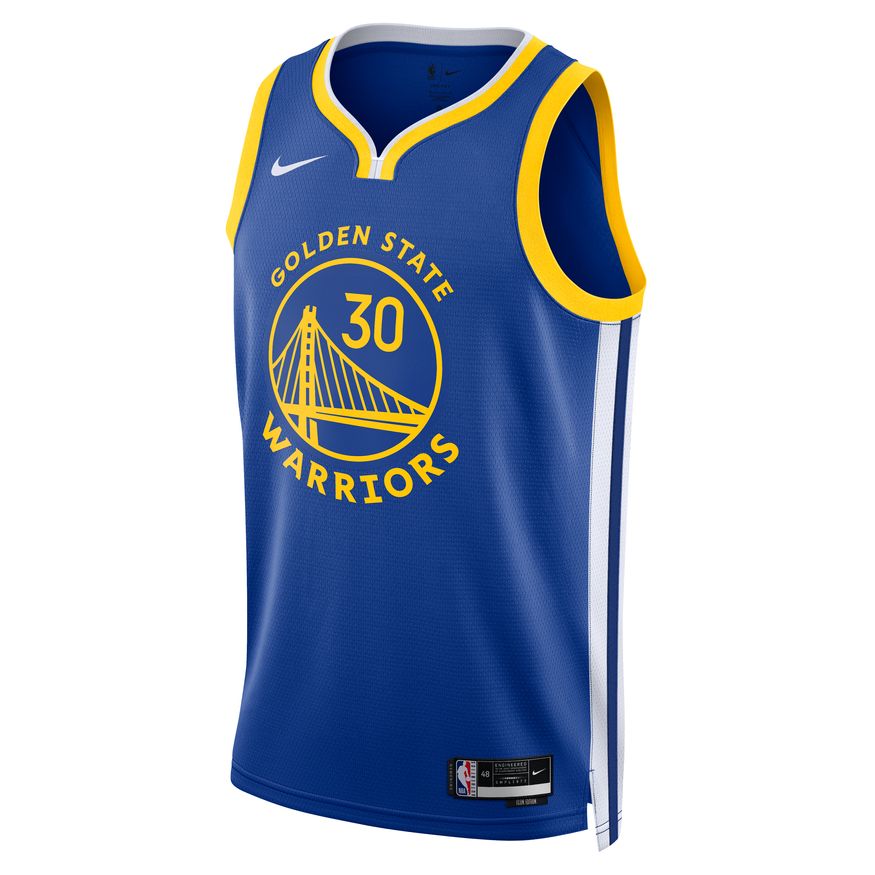 Stephen Curry Golden State Warriors Icon Edition 2022/23 Nike Dri-FIT NBA Swingman Jersey 'Rush Blue'