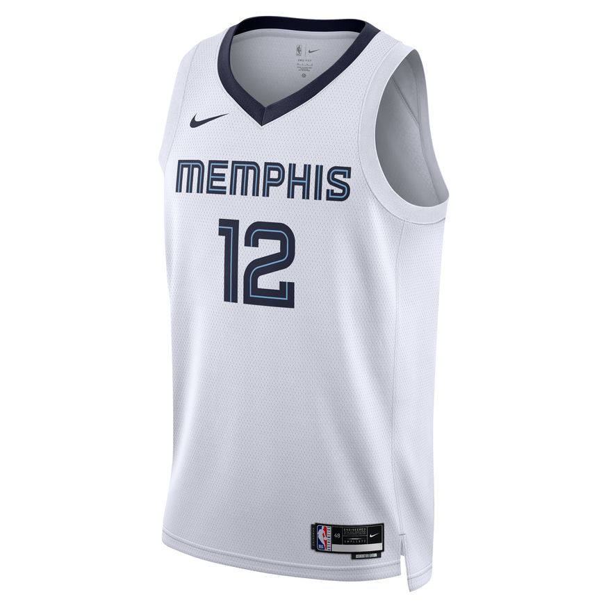 Men's Fanatics Branded Ja Morant White Memphis Grizzlies Fast Break Replica Player Jersey - Association Edition Size: Large