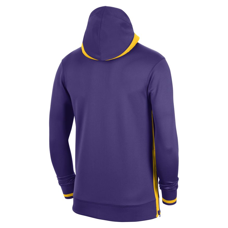 Los Angeles Lakers Showtime Men's Nike Dri-FIT NBA Full-Zip Hoodie 'Purple'