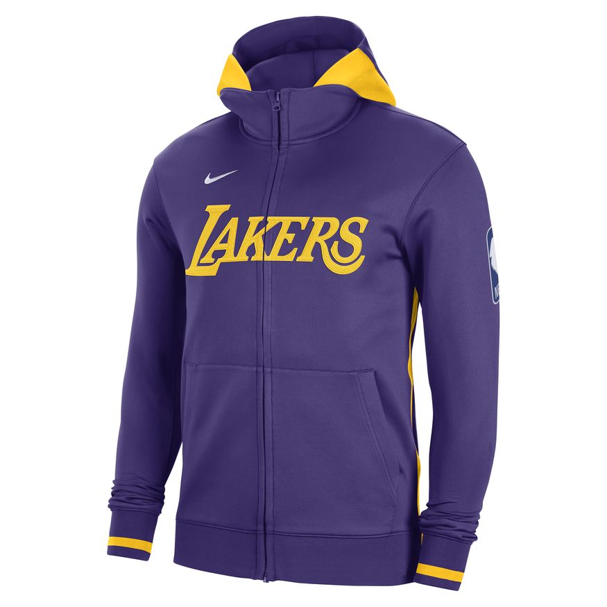 Los Angeles Lakers Showtime Men's Nike Dri-FIT NBA Full-Zip Hoodie 'Purple'