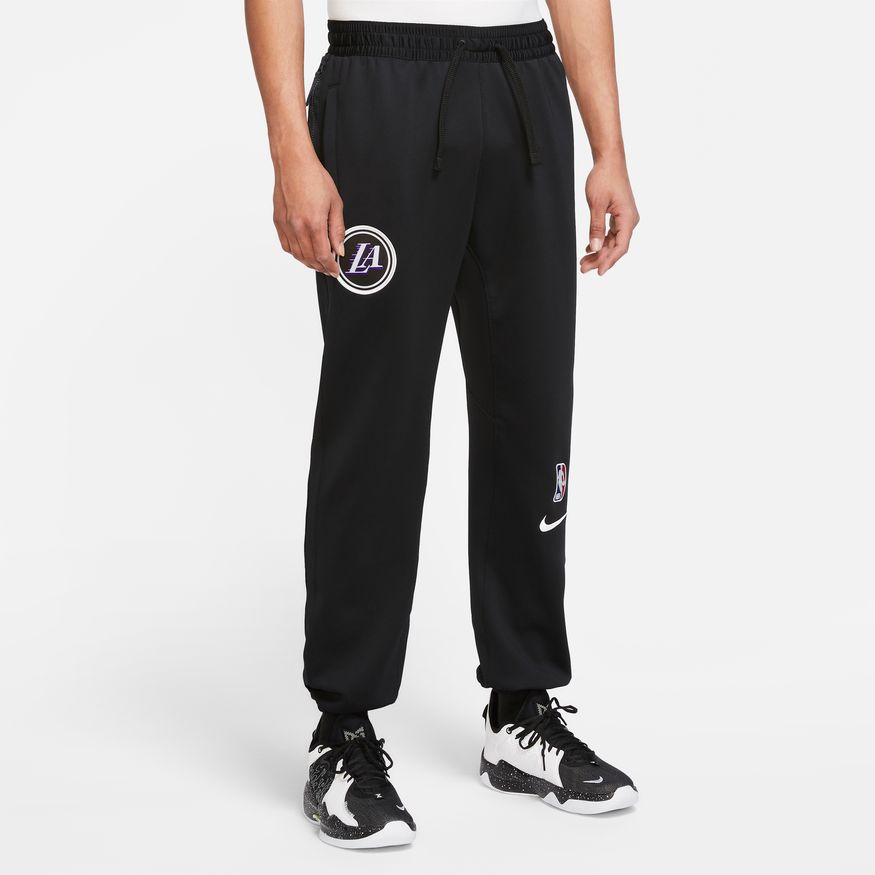Los Angeles Lakers Showtime City Edition Men's Nike Dri-FIT NBA Pants 'Black/White'