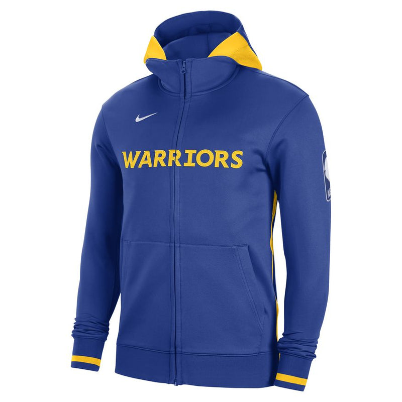 Golden State Warriors Showtime Men's Nike Dri-FIT NBA Full-Zip Hoodie 'Blue'