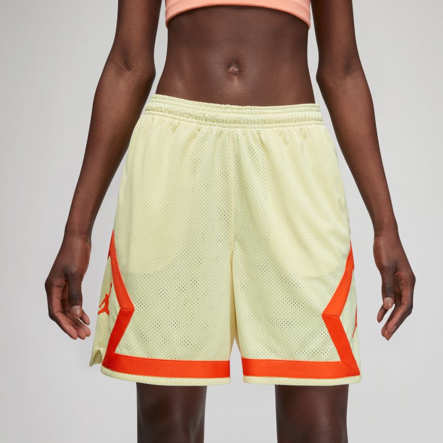 Jordan (Her)itage Women's Diamond Shorts 'Citron/Orange'