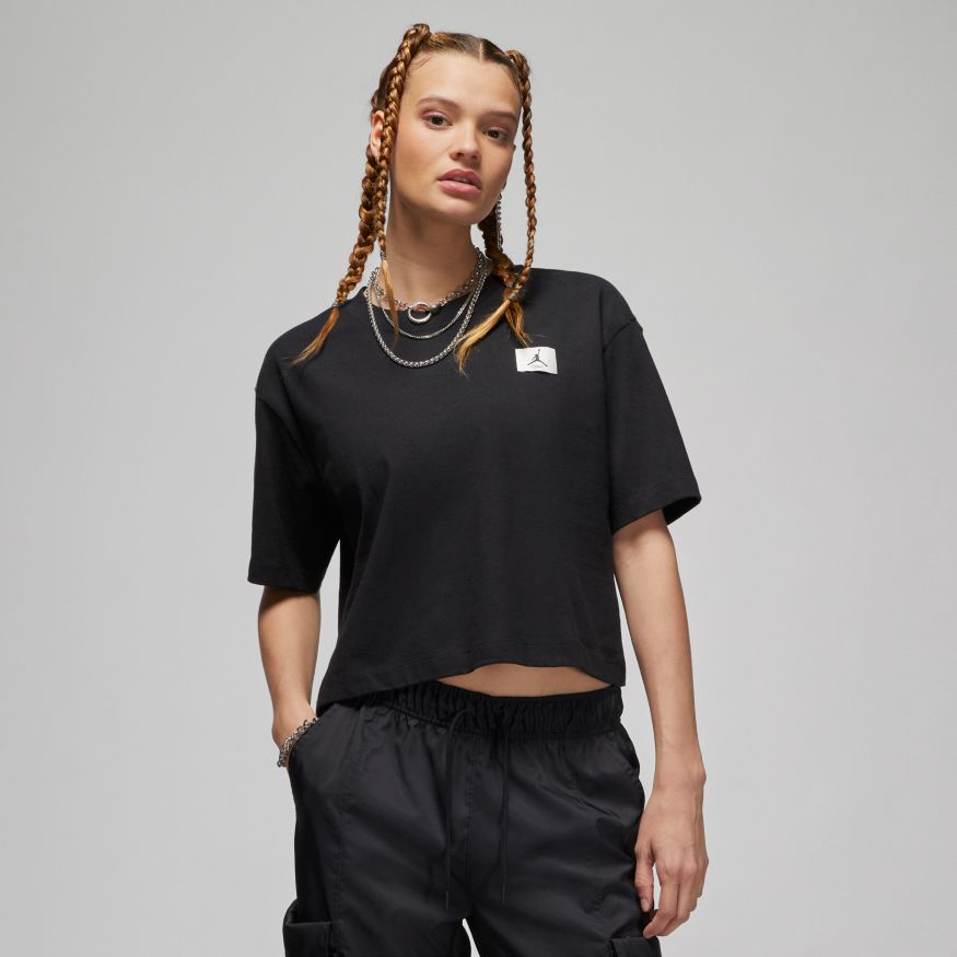 Jordan Essentials Women's Boxy T-Shirt 'Black'