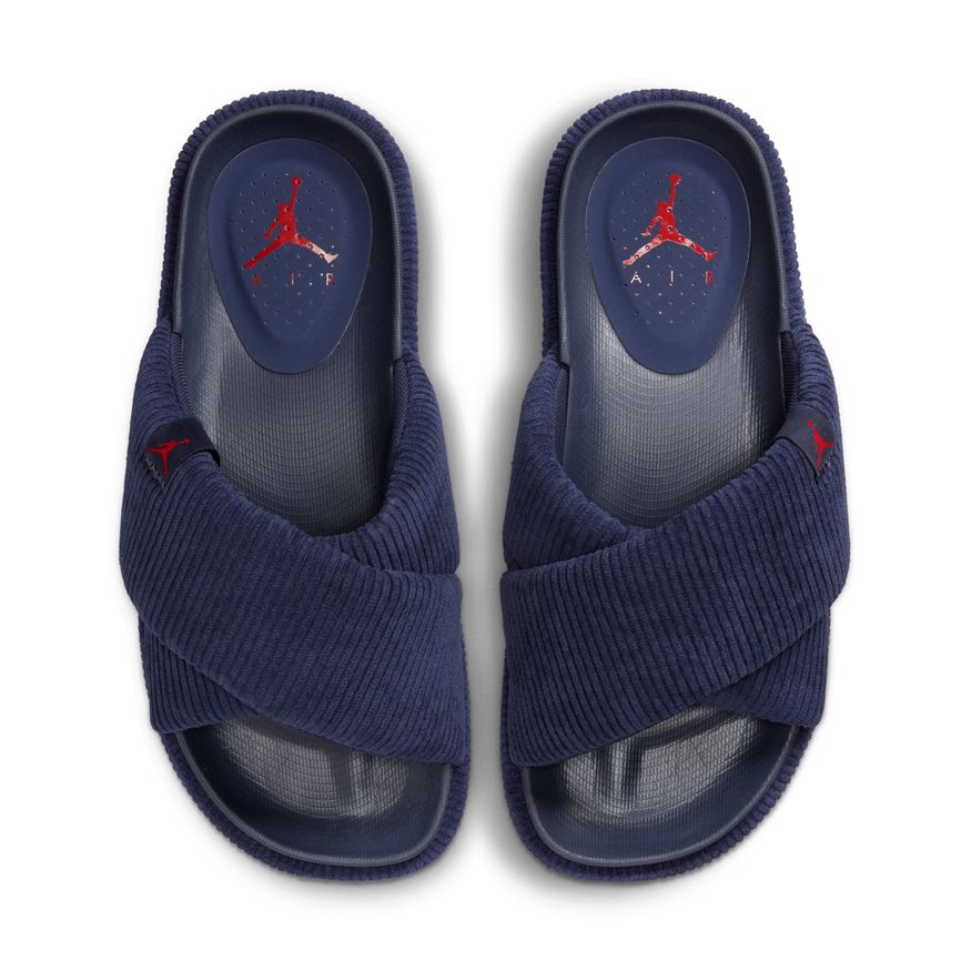 Jordan best sale blue slides