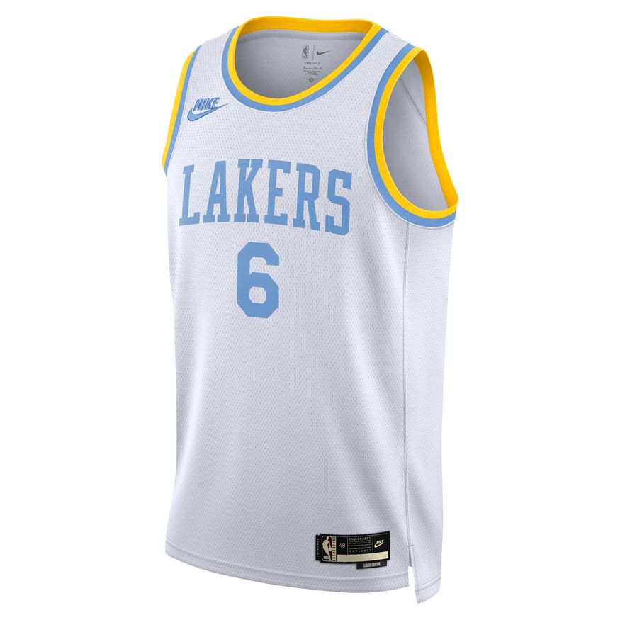 LeBron James Los Angeles Lakers Nike Dri-FIT NBA Swingman Jersey 'White'