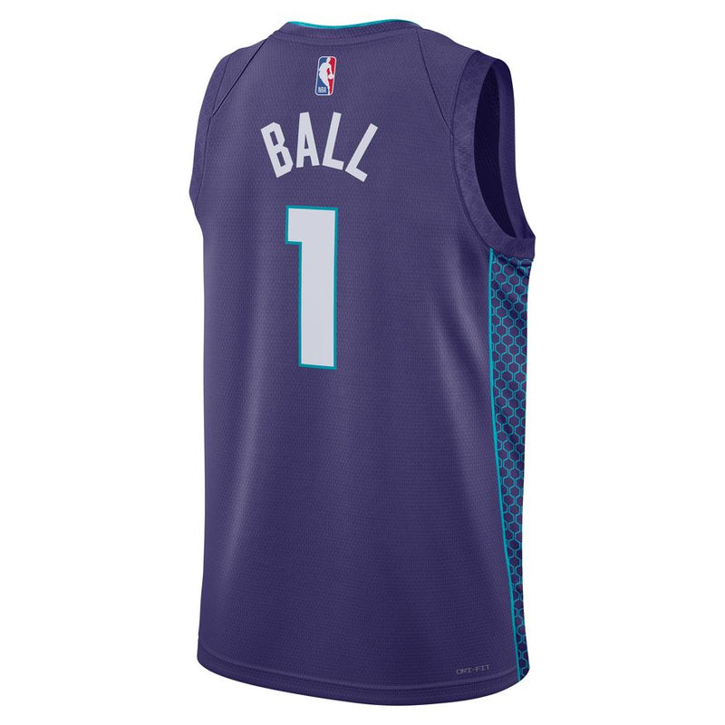 Lamelo Ball Charlotte Hornets Statement Edition Jordan Dri-FIT NBA Swingman Jersey 'Orchid'