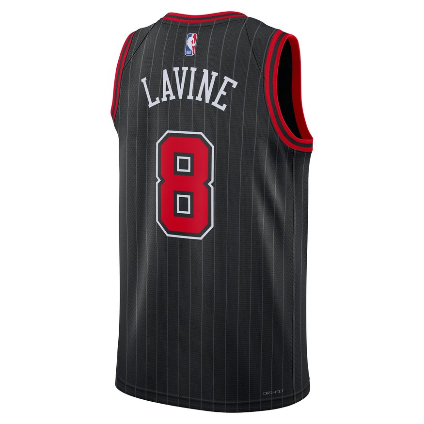 Zach LaVine Chicago Bulls Statement Edition Jordan Dri-FIT NBA Swingman Jersey 'Black'