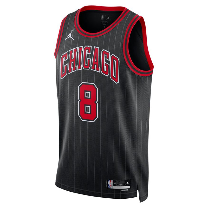 Zach LaVine Chicago Bulls Statement Edition Jordan Dri-FIT NBA Swingman Jersey 'Black'