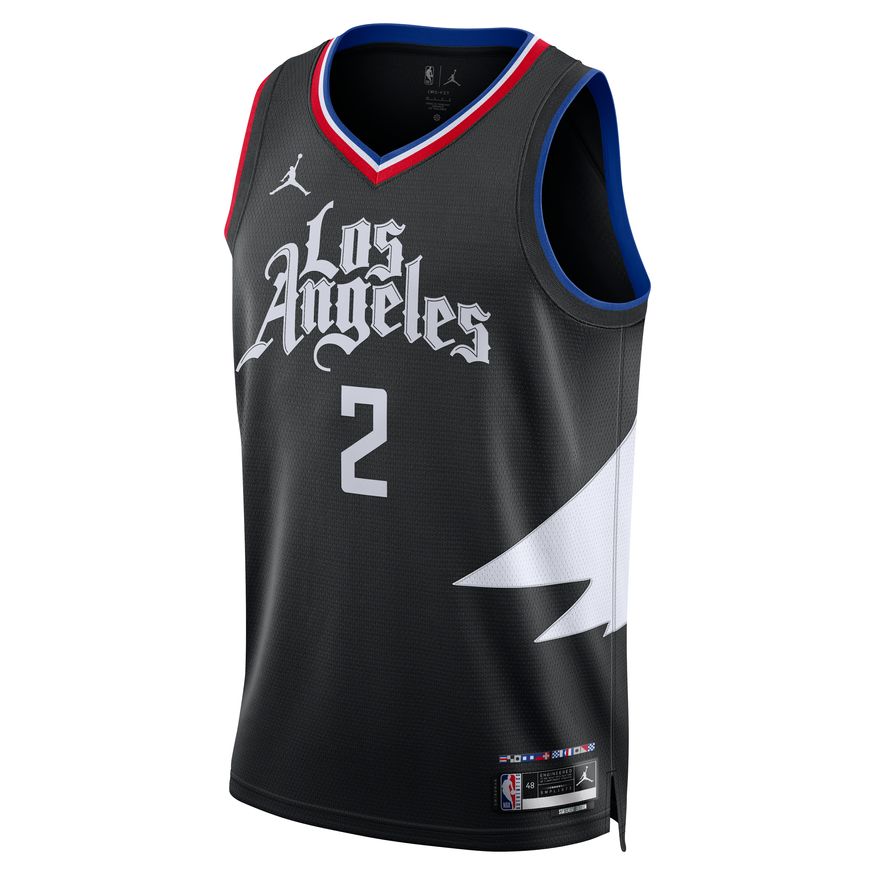 Kawhi Leonard Los Angeles Clippers Statement Edition Jordan Dri-FIT NBA Swingman Jersey 'Black'