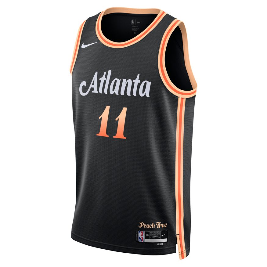 Trae Young Atlanta Hawks City Edition Nike Dri-FIT NBA Swingman Jersey 'Black'