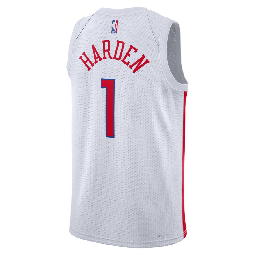 James Harden Philadelphia 76ers City Edition Nike Dri-FIT NBA Swingman Jersey 'White'