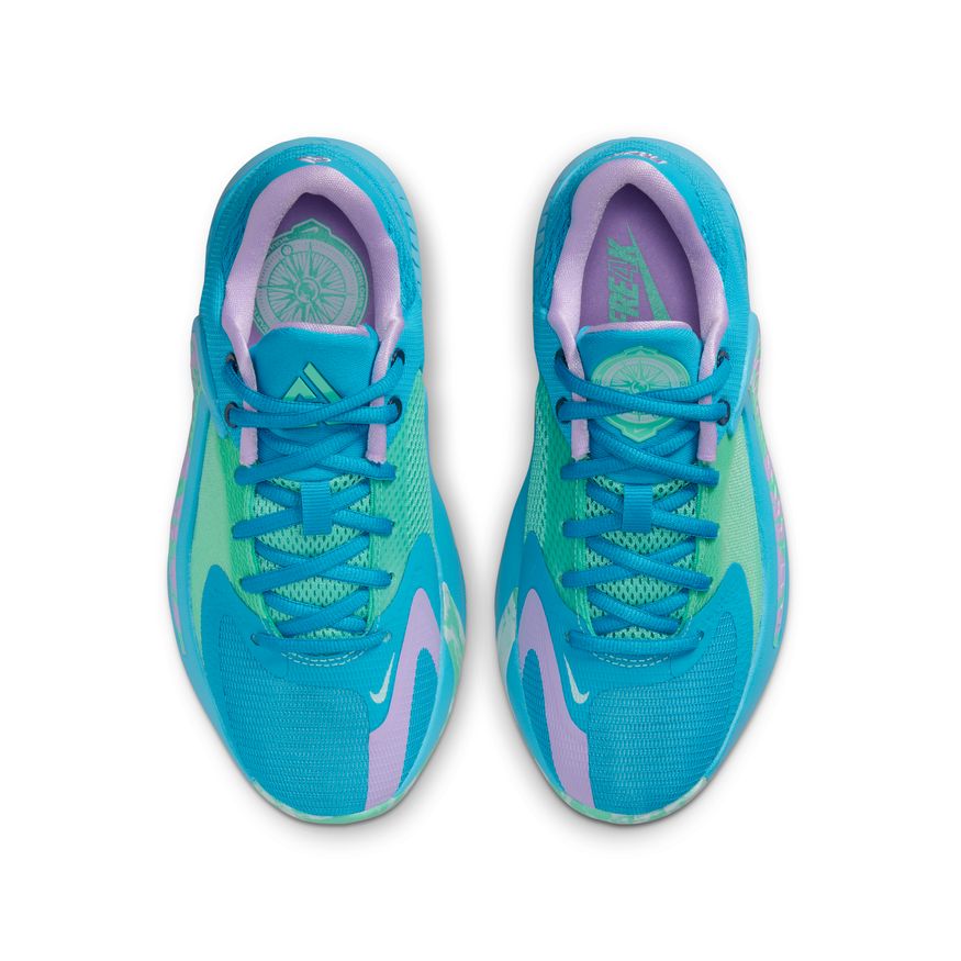 Freak 4 Big Kids' Basketball Shoes (GS) 'Laser Blue/Lilac/Menta'