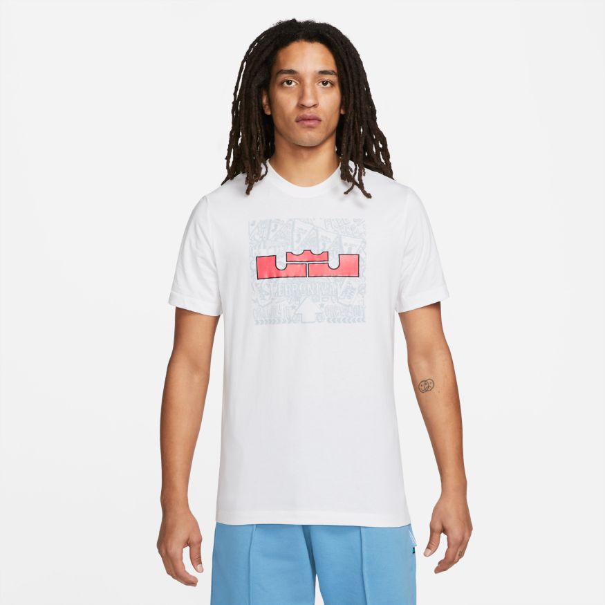 LeBron Men's Basketball T-Shirt 'White'