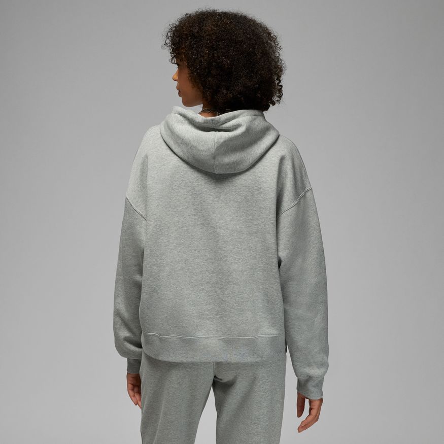 Jordan Brooklyn Women's Fleece Pullover Hoodie 'Grey'