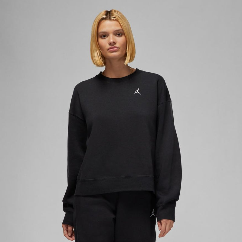 Jordan Brooklyn Women's Fleece Crew 'Black/White'