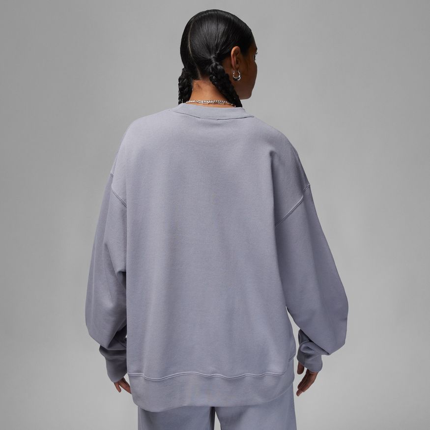 Jordan Flight Women's Fleece Crew 'Cement Grey' Bouncewear