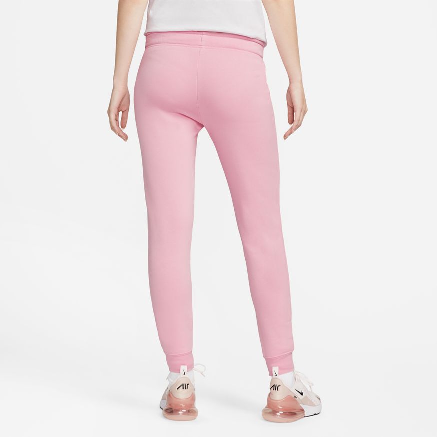 Nike Sportswear Club Fleece Women's Mid-Rise Slim Joggers 'Pink/White'