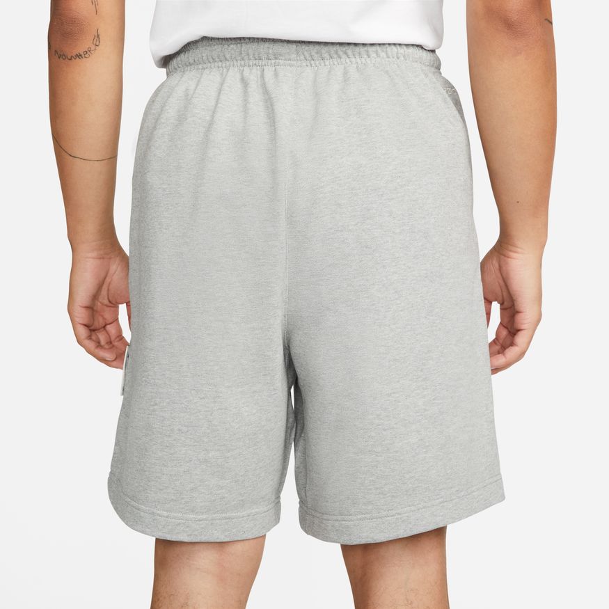 Nike Dri-FIT Standard Issue Men's 8" French Terry Basketball Shorts 'Grey/Ivory'