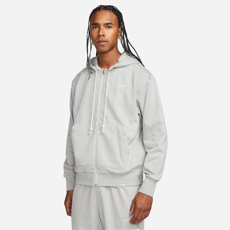Nike Dri-FIT Standard Issue Men's Full-Zip Basketball Hoodie 'Grey'