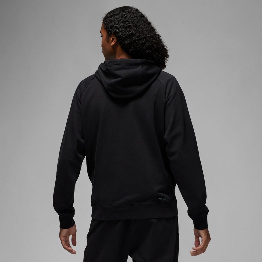 Jordan Dri-FIT Sport Crossover Men's Fleece Hoodie 'Black/White'