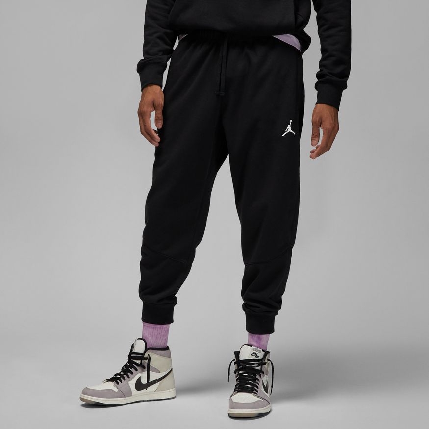 Jordan Dri-FIT Sport Crossover Men's Fleece Pants 'Black/White'