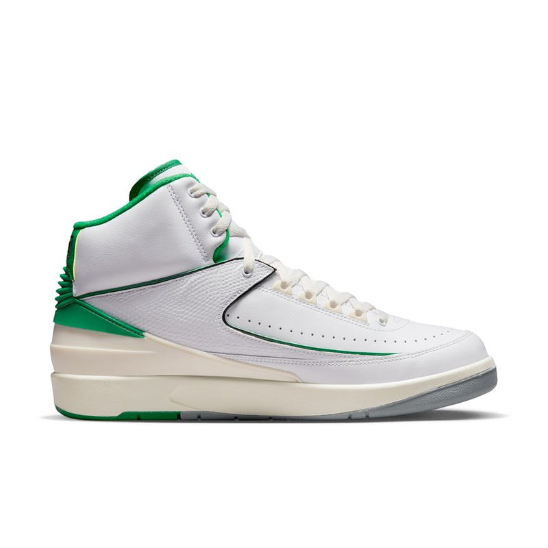 Air Jordan 2 Retro Men's Shoes 'White/Lucky Green'