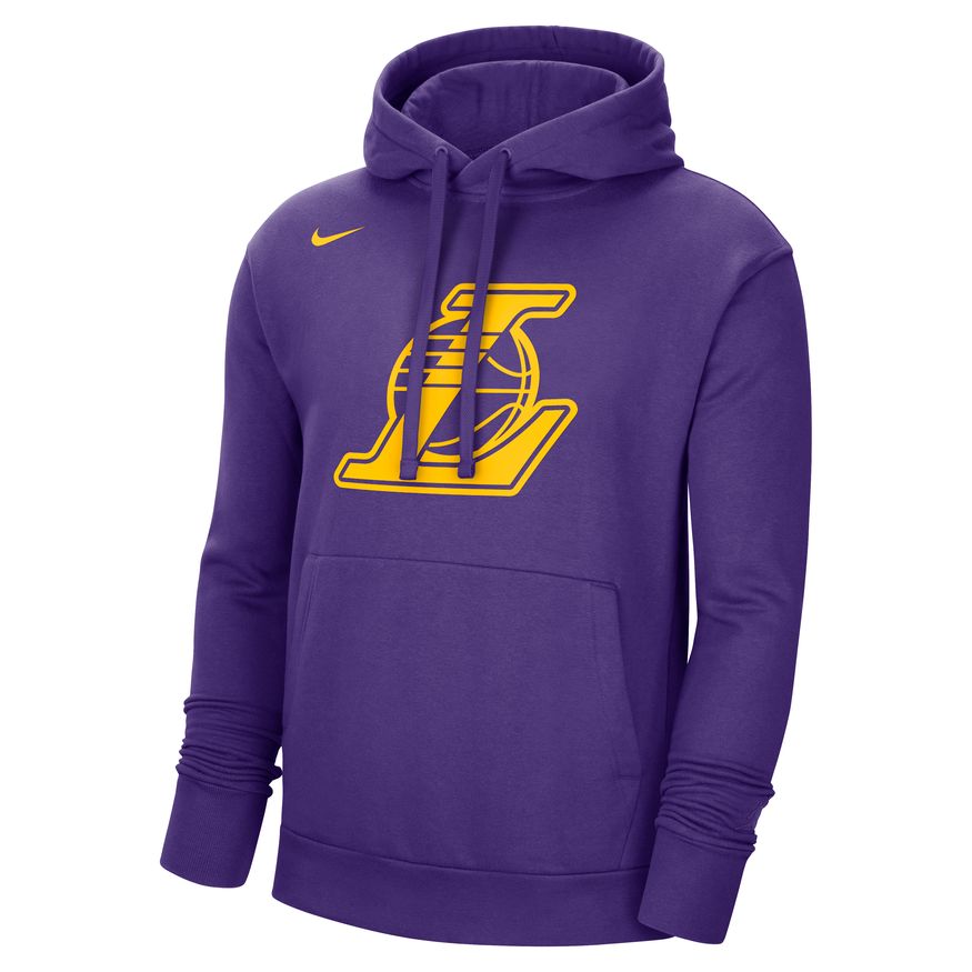 Los Angeles Lakers Essential Men's Nike NBA Fleece Pullover Hoodie 'Purple'