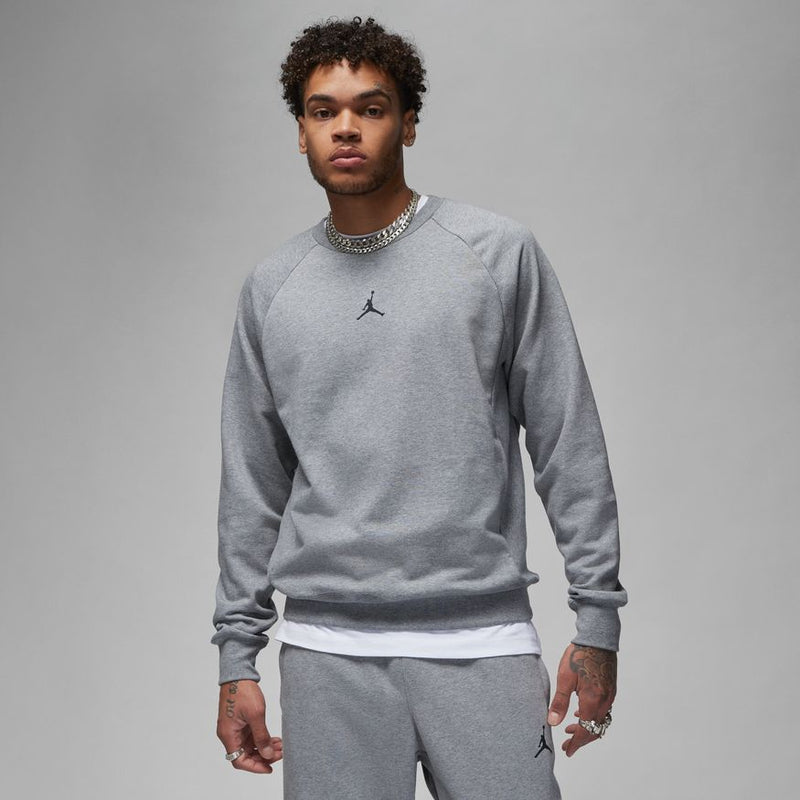 Jordan Dri-FIT Sport Men's Fleece Pullover 'Carbon Heather/Black'